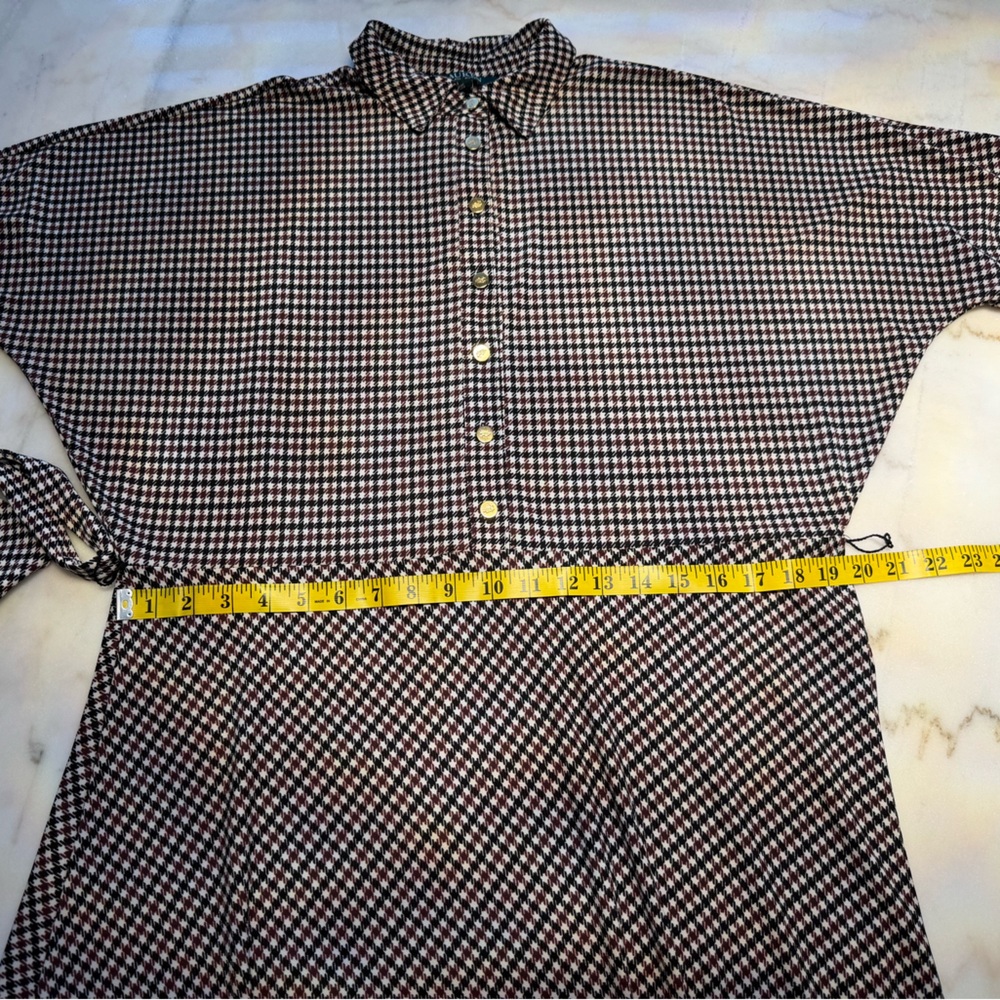 Ralph Lauren Black and White Plaid Shirt